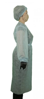 Одноразовий халат Miss Lora "Класичний" щільність 60 г/м2