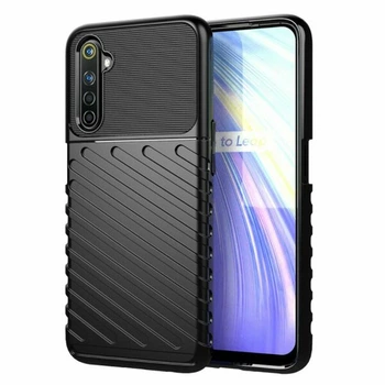 Защитный чехол Deexe Thunder Series для Realme 6 / 6s - Black