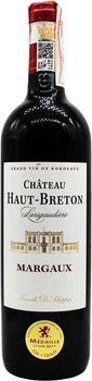 Вино De Mour Chateau Haut Breton Larigaudiere Margaux червоне сухе 0.75 л (3491871013607)