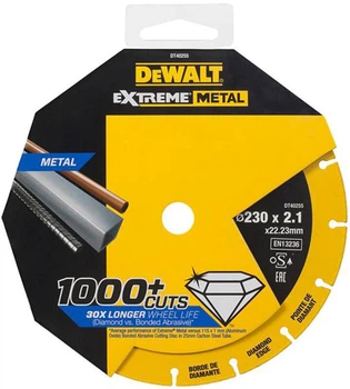 Диск алмазный DeWalt диаметром 305 ммтолщина 3.3 мм диаметр посадочного отверствия 25.4 мм DT40256