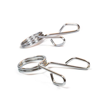 Пружинные замки для олимпийского грифа EasyFit Silver (пара) (на штангу под блины-диски 50 мм) EF-Z50MM
