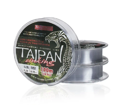 Волосінь BratFishing Taipan Sinking 100м 0.24 мм (30/01-026-024)