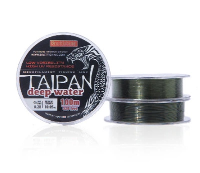 Волосінь BratFishing Taipan Deep Water 100м 0.38 мм (30/01-027-038)