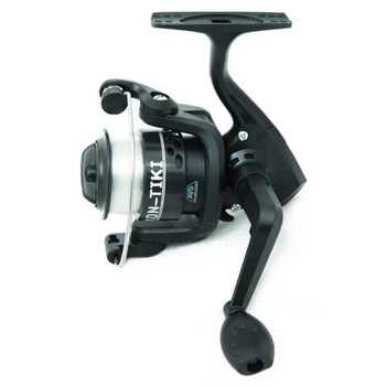 Котушка BratFishing Kon-Tiki 3BB чорна з волосінню