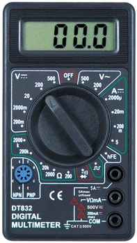 Цифровой мультиметр (тестер) DT-832 (1018)
