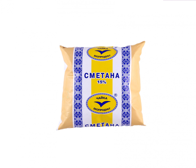 Сметана Чайка 15 % 450 г