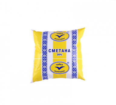 Сметана Чайка 20 % 500 г
