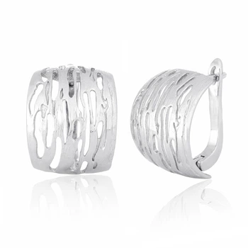 Серебряные серьги Silvex925 СК2/070, с английской застежкой
