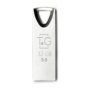 Флеш-накопичувач USB3.0 32GB T&G 117 Metal Series Silver (TG117SL-32G3)