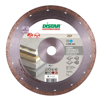 Круг алмазный отрезной Distar 1A1R 250x1,5x10x25,4 Hard ceramics Advanсed (11120349019)