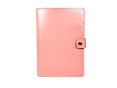 Блокнот А5 Skin&Skin со сменными блоками женский кожаный розовый пудровый (LA17-W-PP)