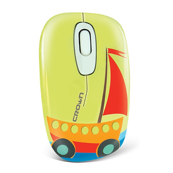 Мышь Crown CMM-923W (green) wireless