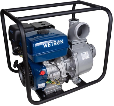 Мотопомпа Wetron 9 л.с. Hmax 26 м Qmax 110 м³/ч четырехтактная (772553)