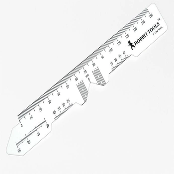 Лінійка пупиллометр для підбору окулярів 150 мм Hobbit Tools (mpm_00147)
