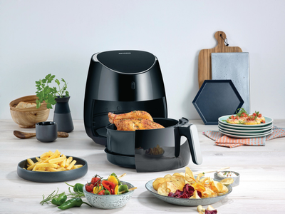 Аэрофритюрница-мультипечь Severin FR 2445 Low Fat Fryer XXL, Black