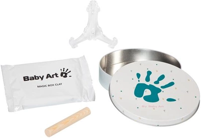 Набор для создания отпечатка ручки и ножки малыша Baby Art Магическая коробочка Круглая (3601094200) (3220660304400)