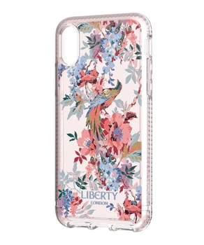 Фирменный противоударный чехол tech21 Liberty London для iPhone Xs Max Pure Print Delphine