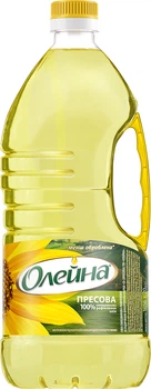 Олія соняшникова Олейна Пресована рафінована 1.8 л (1.65 кг) (4820001116342)