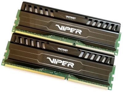 Пара оперативной памяти Patriot Viper DDR3 16Gb (8Gb+8Gb) 1600MHz 12800U 2R8 CL10 (PV316G160C0K) Б/У