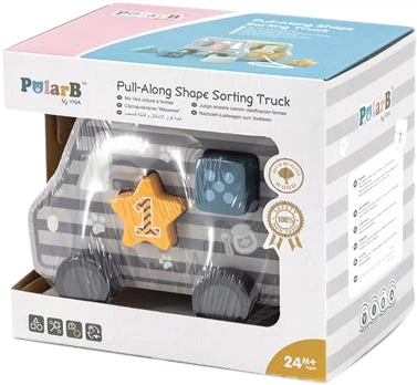 Каталка Viga Toys PolarB Машинка-сортер (6971608440410)