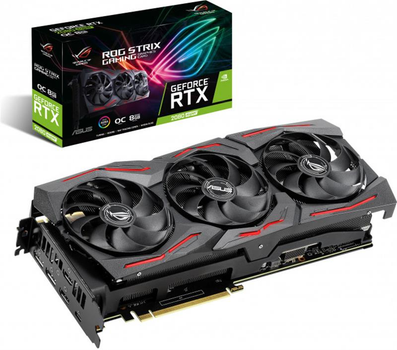 Видеокарта GF RTX 2080 Super 8GB GDDR6 ROG Strix Gaming OC Asus (ROG-STRIX-RTX2080S-O8G-GAMING)