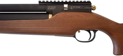 Пневматична гвинтівка (PCP) ZBROIA Хортиця 450/220 (кал. 4,5 мм, коричневий)