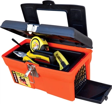 Ящик для инструмента с металлическими замками Mastertool 13" 330х180х165 мм (79-2103)