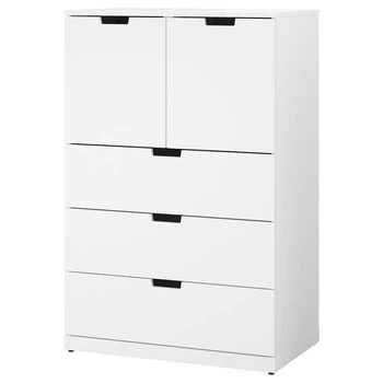 Комод IKEA NORDLI 80x122 см 5 ящиков белый (292.765.50)
