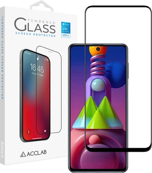 Защитное стекло для смартфона Samsung Galaxy M51 ACCLAB 9H Black (1283126508660)