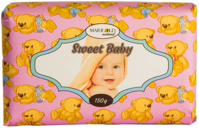 Мило тверде Marigold natural парфумоване Солодкий малюк 150 г (4820179550078)