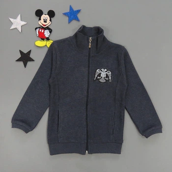 Кофта Paty Kids для мальчика 98-104 см Серая 17671