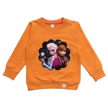 Світшот Kids collection "Ельза і Анна" для дівчинки 92 см Помаранчевий 11858