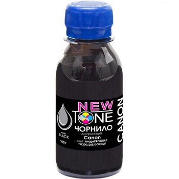 Чернила NewTone Canon iPF TM-200/305 100г Black Pigm. (NT.PFI120Bk-2)