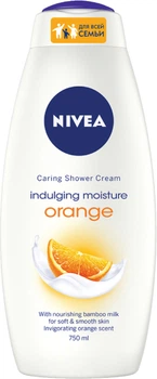 Гель для душа Nivea Крем і Апельсин 750 мл (9005800263694)