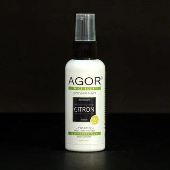 Жидкий антиперcперант на основе алунита и эфирных масел Citron Agor 60 мл