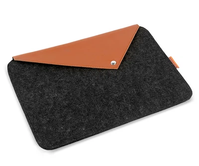 Чехол для планшета FeltFabricDesign 22х27 из войлока черный М31 (0258)
