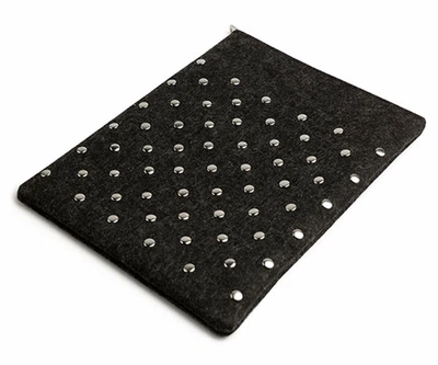 Чехол для планшета FeltFabricDesign 40,5х27 из войлока черный с карманом М47 (10601)