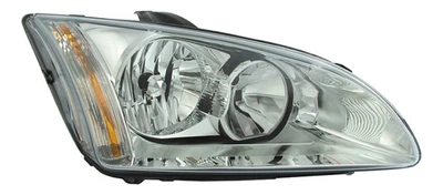 Фара права штатна Ford Focus II (дорестайл) 2005 - 2008, електр., світлий корпус + сервопривід, (FPS, FP 2533 R4-P) - шт.