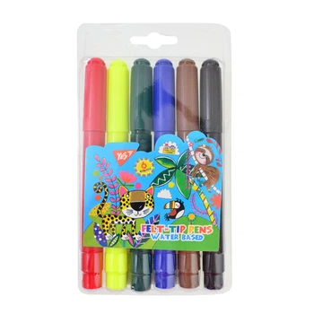 Набор фломастеров YES Jumbo Rachel Zoo 650383 6 цветов 4920913