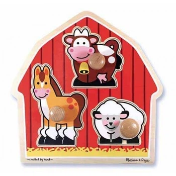 Формовой пазл Животные с фермы Melissa&Doug