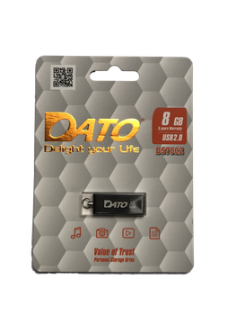 Флеш-накопичувач DATO USB 2.0 DS7002 8Gb black (DS7002B-08G)