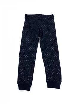 Пижамные брюки хлопковые для девочки H&M 0623765018 110-116 см (4-6 years) темно-синий