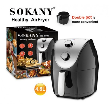 Мультипечь Sokany HB-8009 (Аэрофритюрница, Аэрогриль, Запекание)