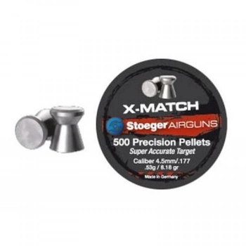 Кульки Stoeger X-Match Flat 4.5 мм/177 0.53 g (500шт.) (92314500005S)