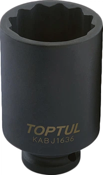 Головка торцевая Toptul ударная длинная 1/2" 36 мм 12 г (KABJ1636)