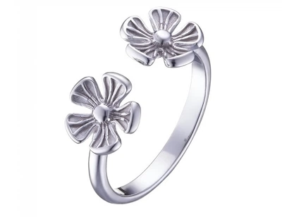 Серебряное кольцо Jewel-case "Цветочки" 1013 16.5
