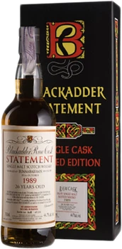 Виски Bunnahabhain Statement 1989 26 y.o. 0.7 л 44.7% в подарочной упаковке (5055030614722)