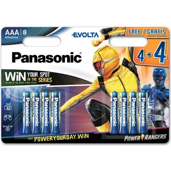 Батарейки Panasonic EVOLTA LR03/AAA 8 шт.