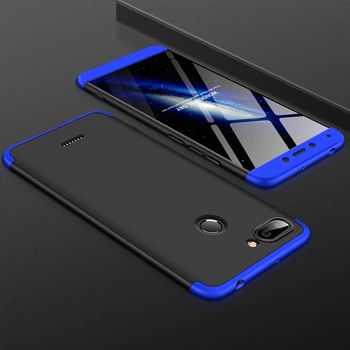 Чехол GKK 360 для Xiaomi Redmi 6 бампер оригинальный Black-Blue