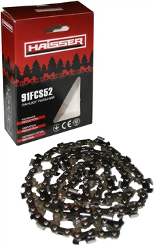 Цепь Haisser для бензопилы 91FCS52 52 звена 1.3 мм паз 3/8'' шаг (BP84690/BP90418)